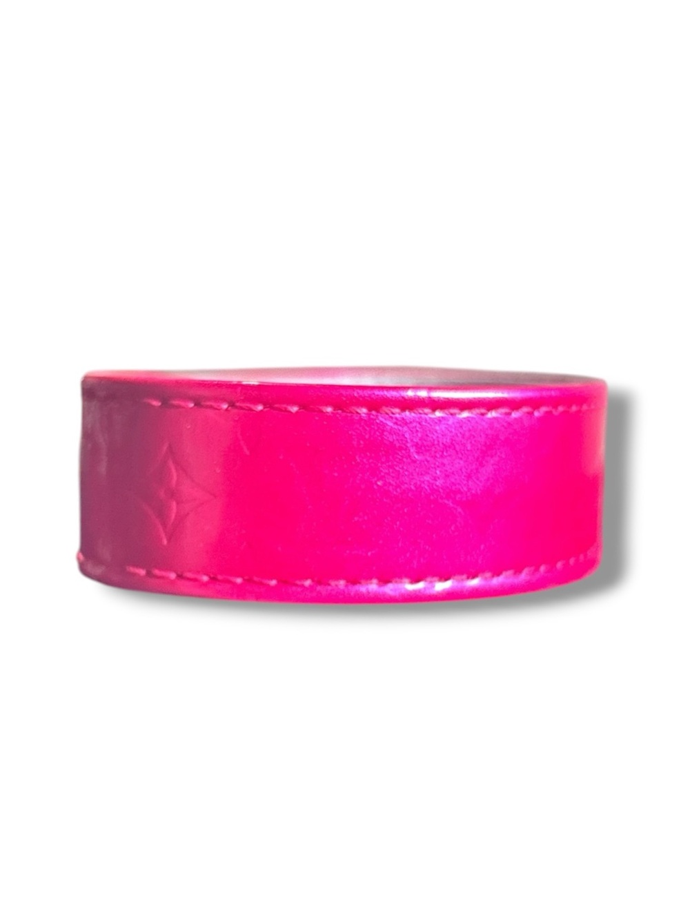 Auth Louis Vuitton Pink Vernis VIP 2003 Bracelet Cuff COA